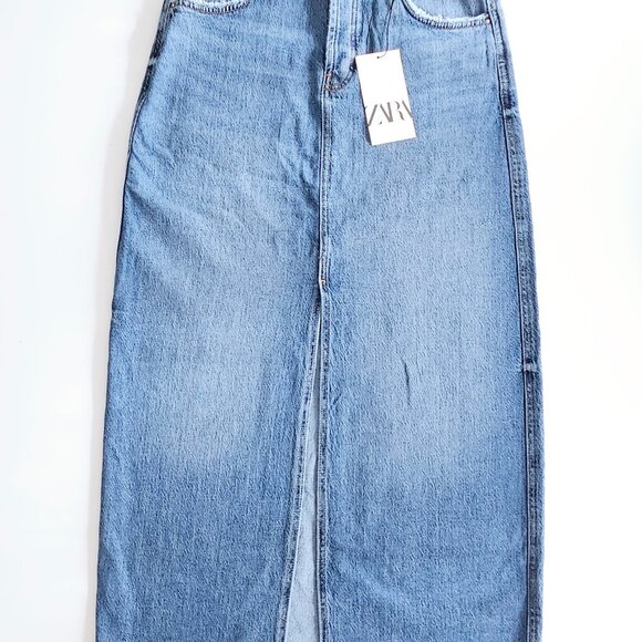 ZARA DENIM SKIRT - Picture 3 of 11